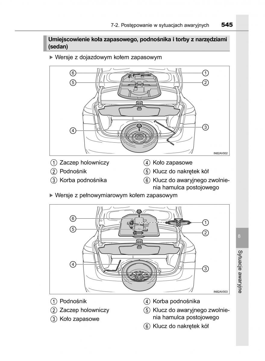 Toyota Avensis IV 4 instrukcja obslugi / page 545