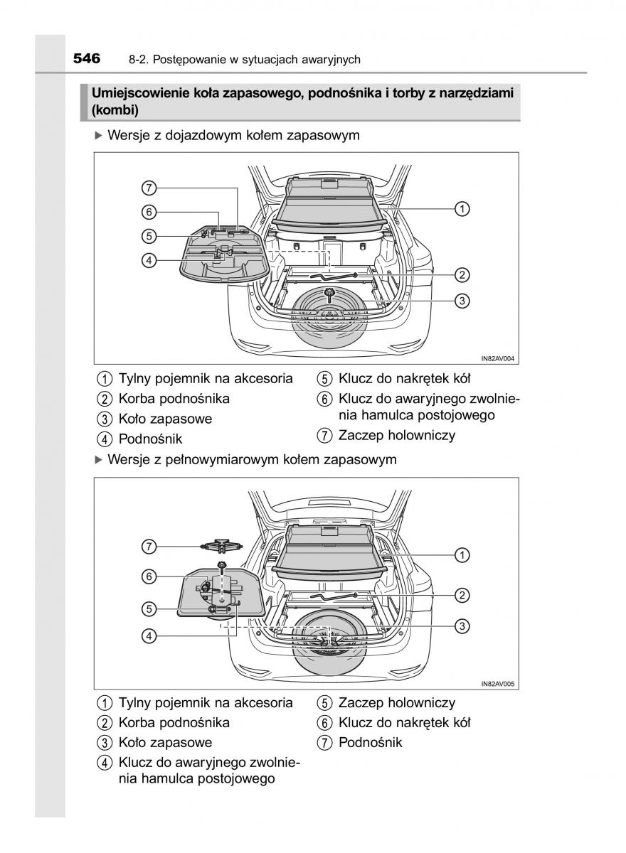 Toyota Avensis IV 4 instrukcja obslugi / page 546