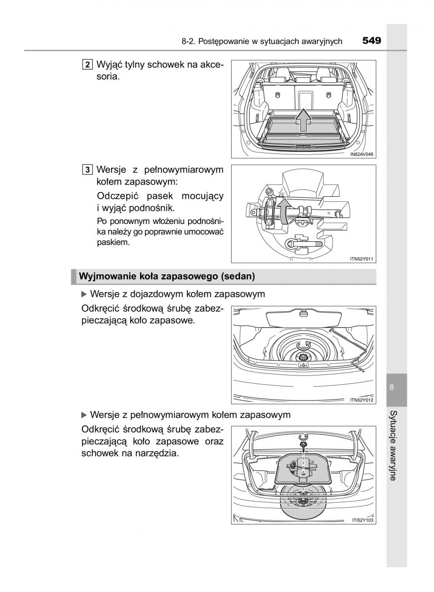 Toyota Avensis IV 4 instrukcja obslugi / page 549