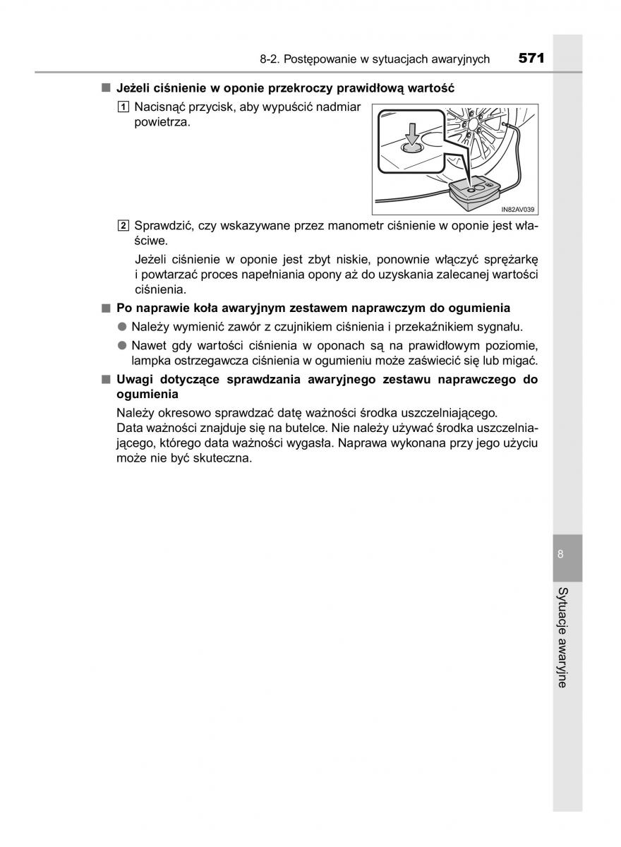 Toyota Avensis IV 4 instrukcja obslugi / page 571