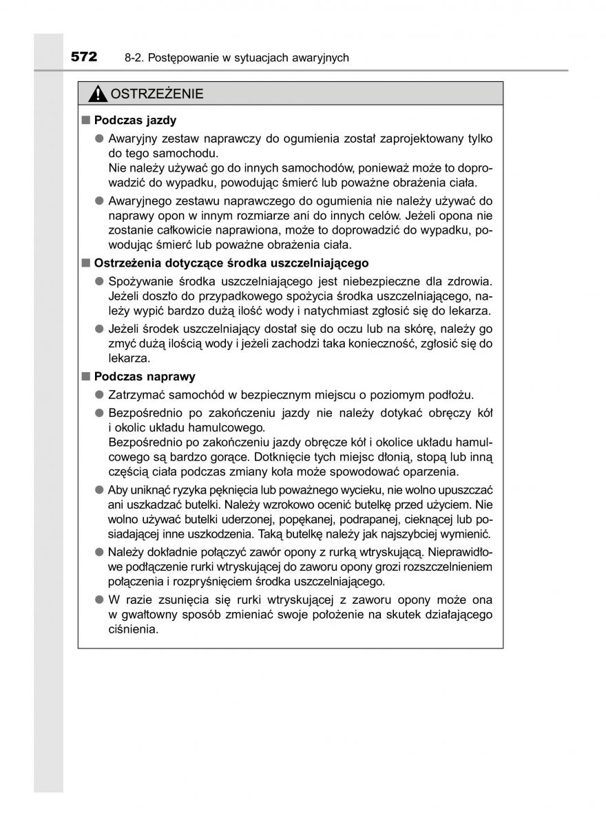 Toyota Avensis IV 4 instrukcja obslugi / page 572