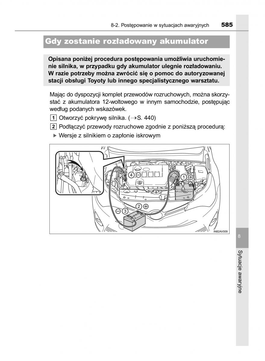 Toyota Avensis IV 4 instrukcja obslugi / page 585