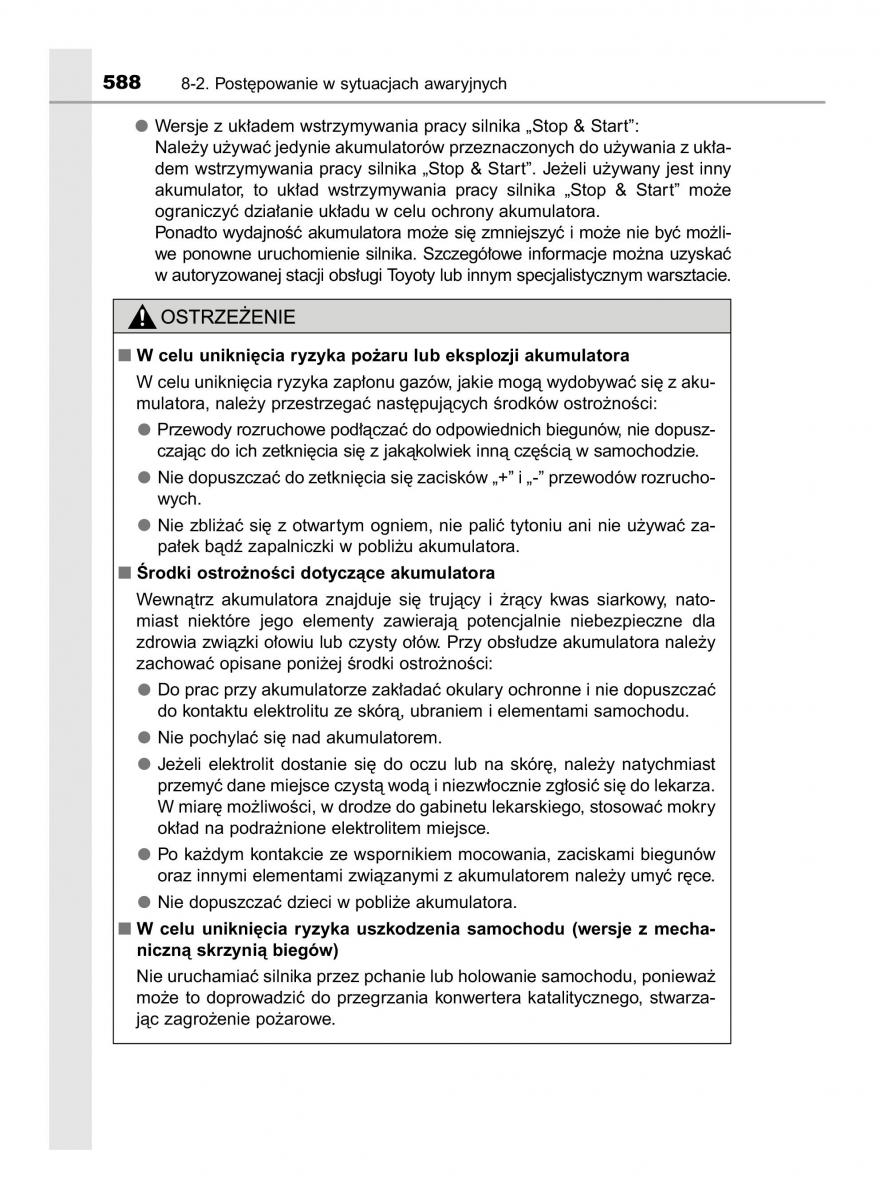 Toyota Avensis IV 4 instrukcja obslugi / page 588