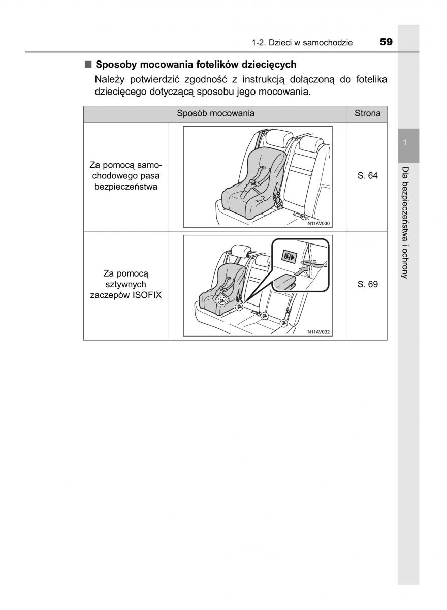 Toyota Avensis IV 4 instrukcja obslugi / page 59