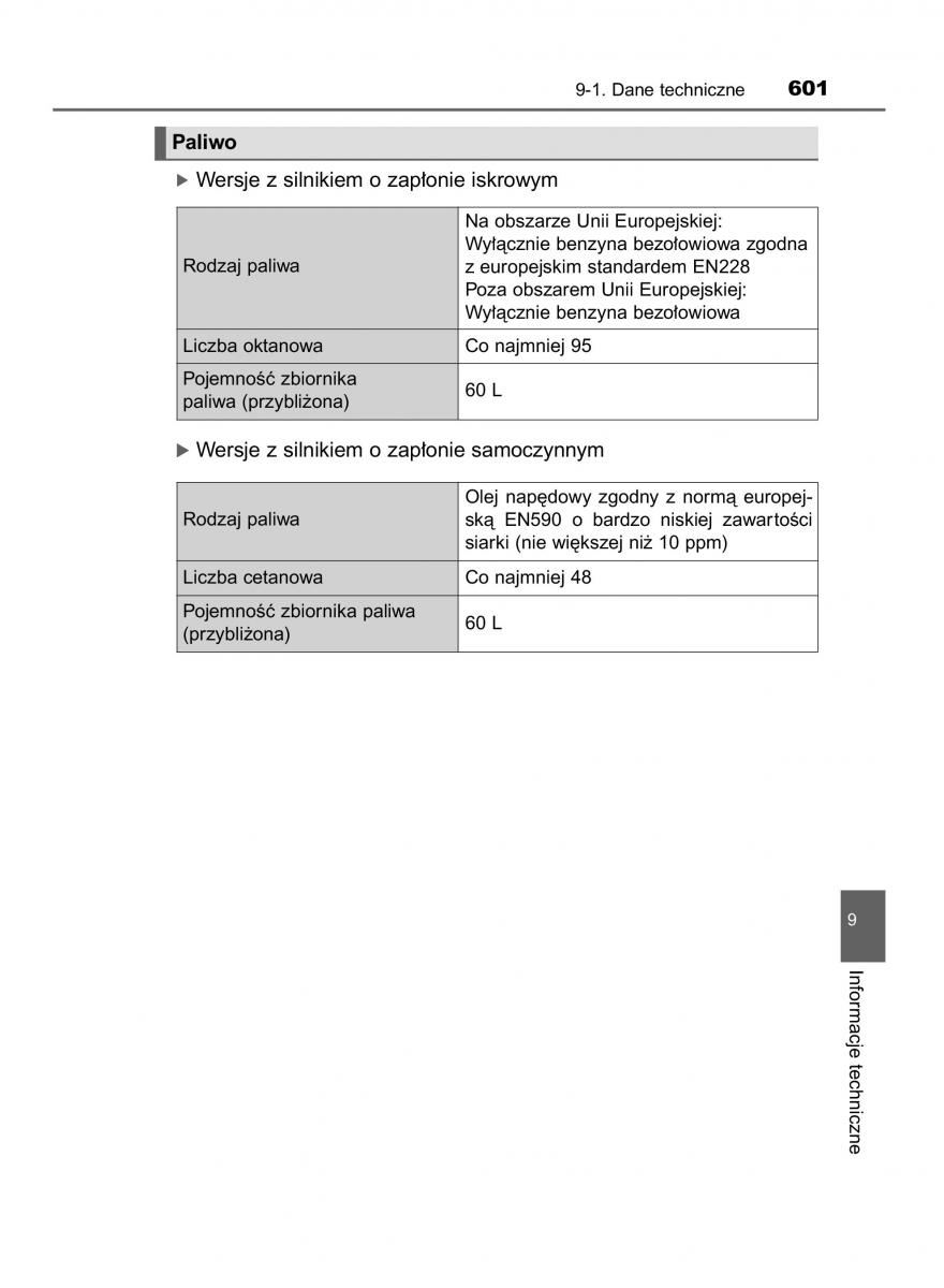 Toyota Avensis IV 4 instrukcja obslugi / page 601