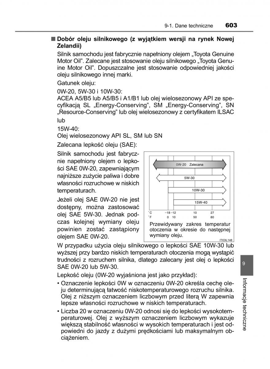 Toyota Avensis IV 4 instrukcja obslugi / page 603