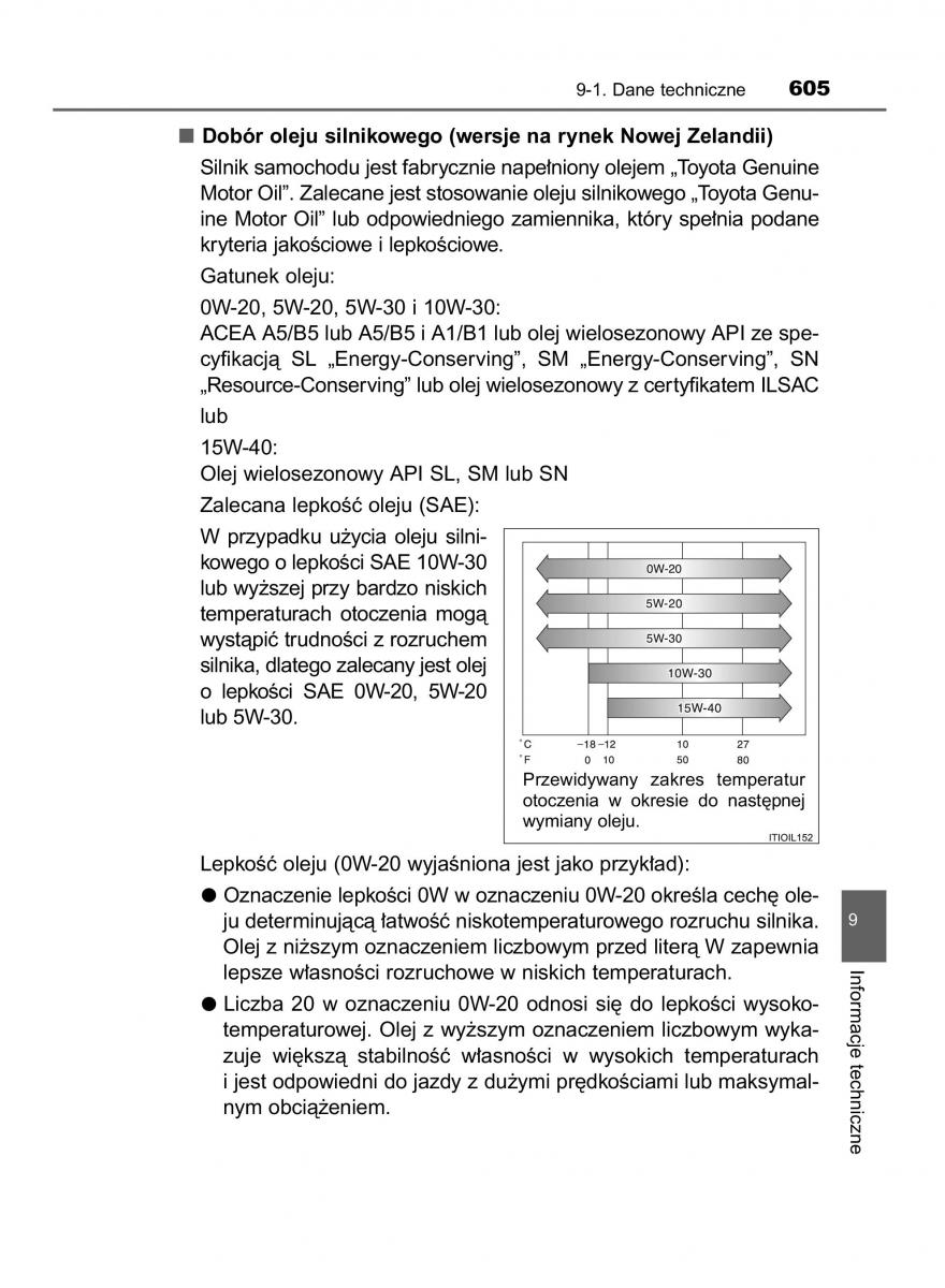 Toyota Avensis IV 4 instrukcja obslugi / page 605