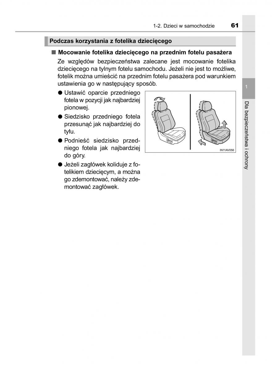 Toyota Avensis IV 4 instrukcja obslugi / page 61