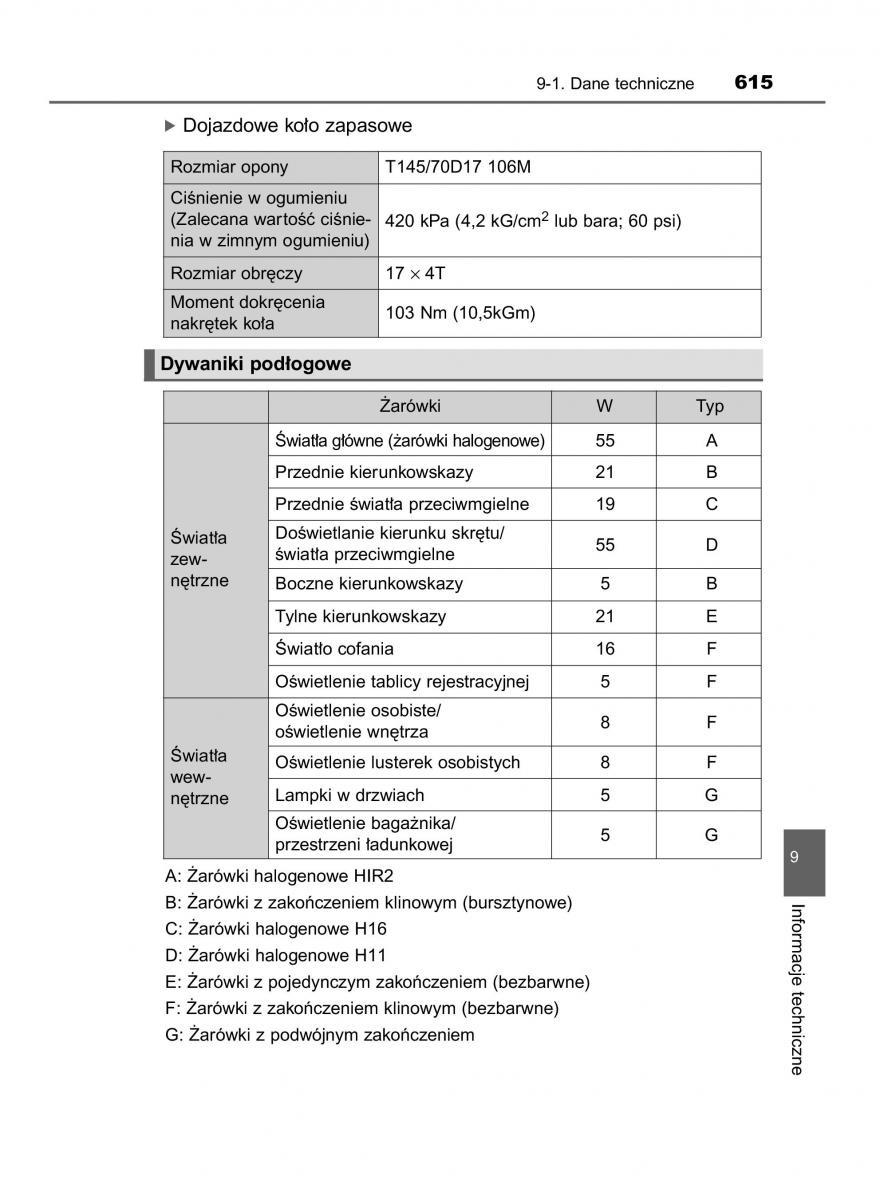 Toyota Avensis IV 4 instrukcja obslugi / page 615