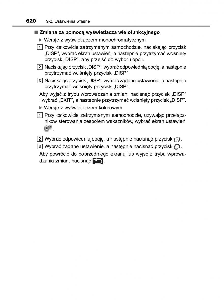 Toyota Avensis IV 4 instrukcja obslugi / page 620