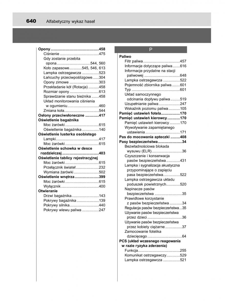 Toyota Avensis IV 4 instrukcja obslugi / page 640