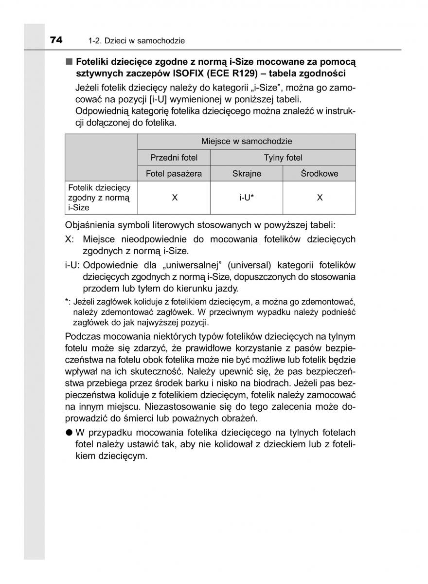 Toyota Avensis IV 4 instrukcja obslugi / page 74