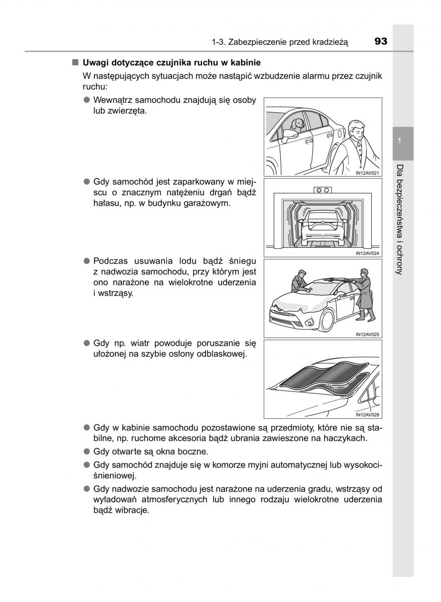 Toyota Avensis IV 4 instrukcja obslugi / page 93