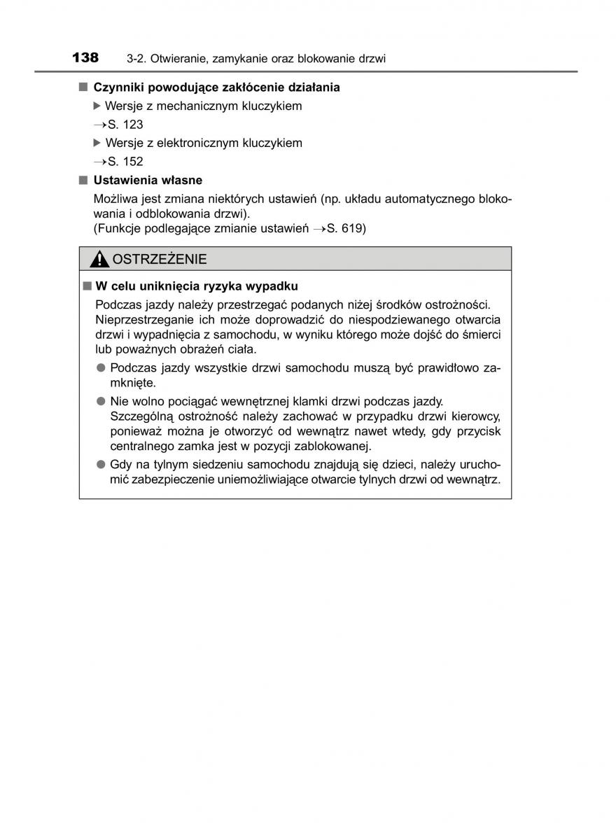 Toyota Avensis IV 4 instrukcja obslugi / page 138