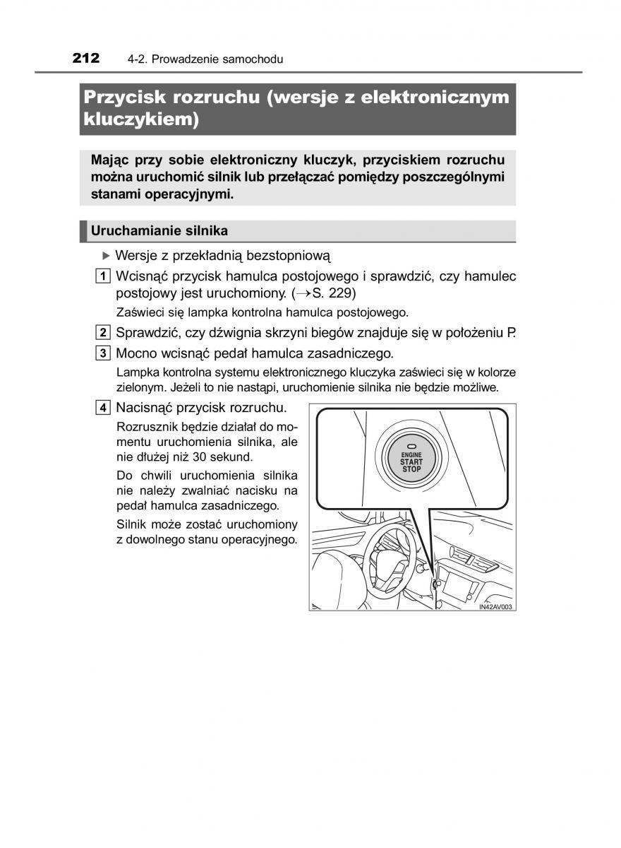 Toyota Avensis IV 4 instrukcja obslugi / page 212