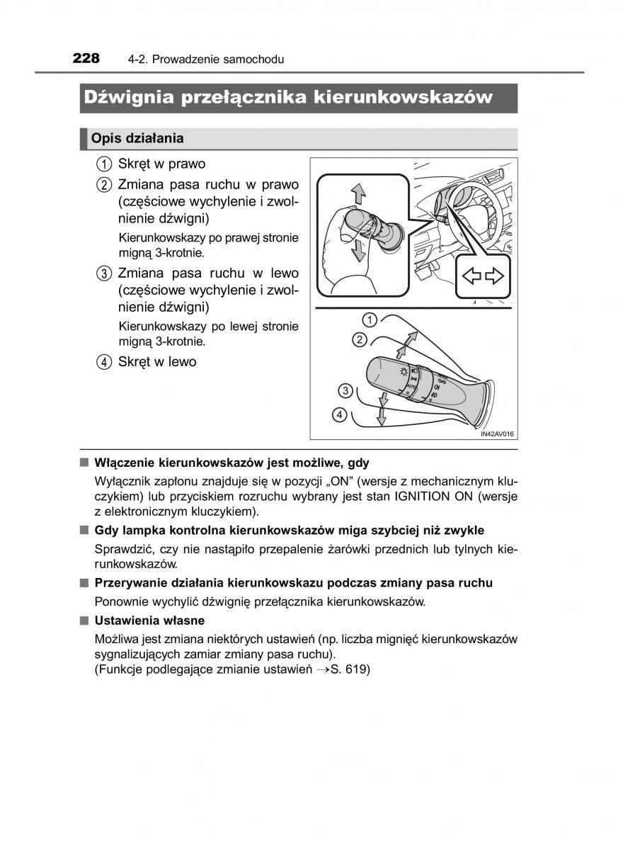 Toyota Avensis IV 4 instrukcja obslugi / page 228