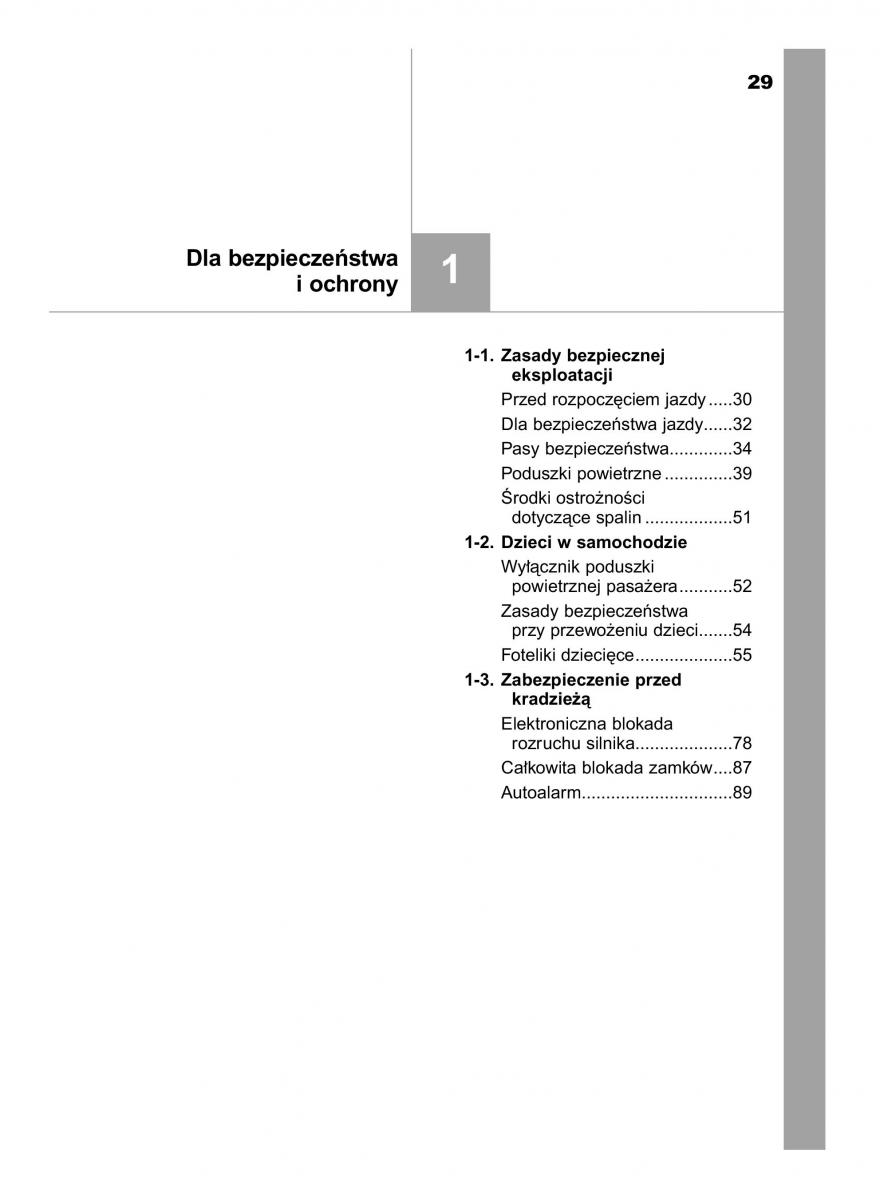 Toyota Avensis IV 4 instrukcja obslugi / page 29