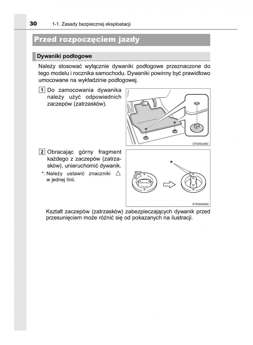 Toyota Avensis IV 4 instrukcja obslugi / page 30