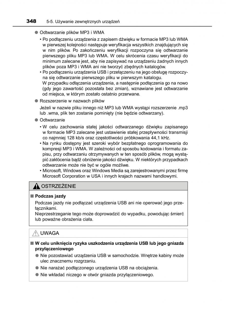 Toyota Avensis IV 4 instrukcja obslugi / page 348