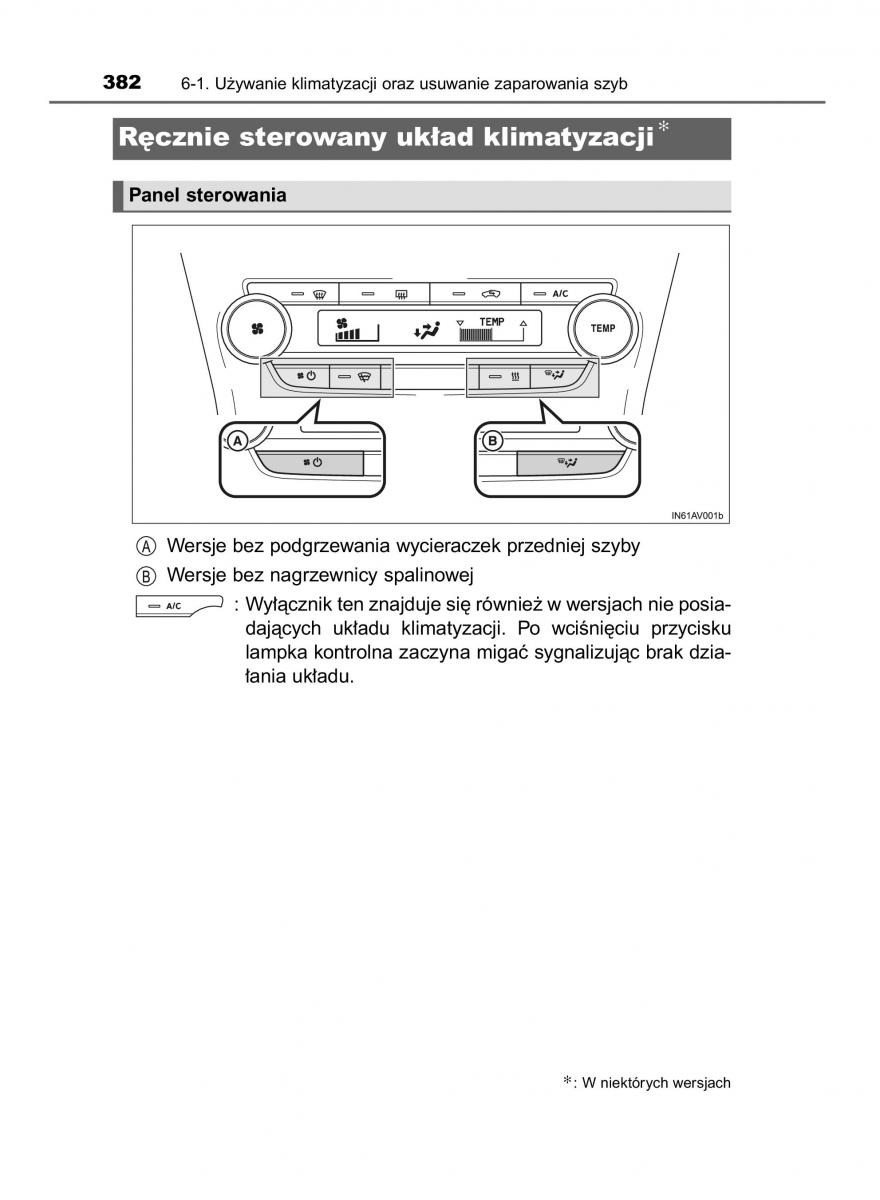 Toyota Avensis IV 4 instrukcja obslugi / page 382