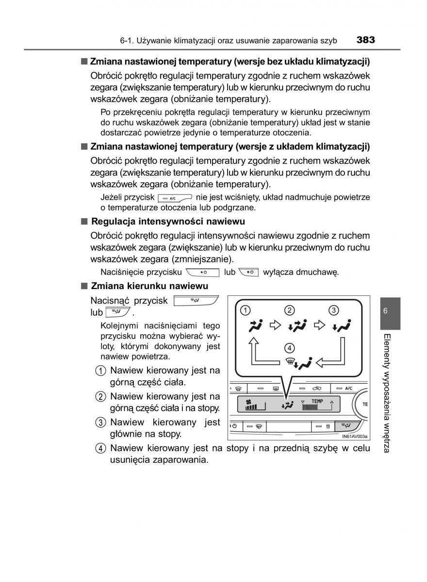 Toyota Avensis IV 4 instrukcja obslugi / page 383