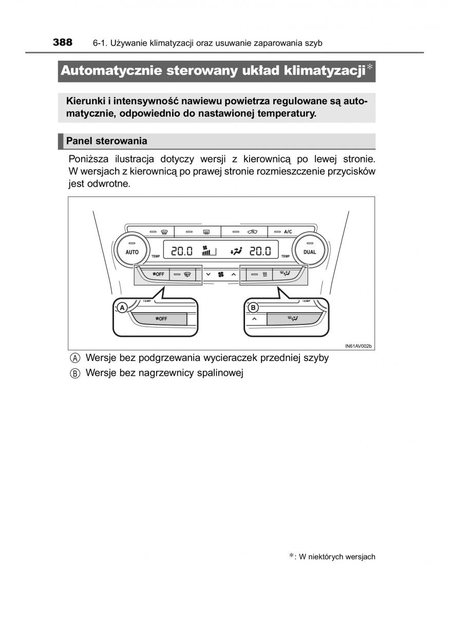 Toyota Avensis IV 4 instrukcja obslugi / page 388