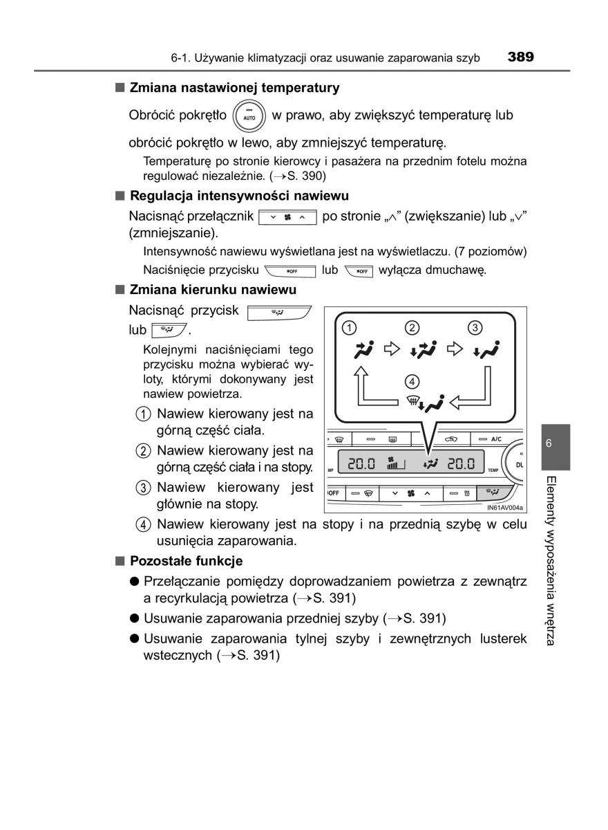 Toyota Avensis IV 4 instrukcja obslugi / page 389