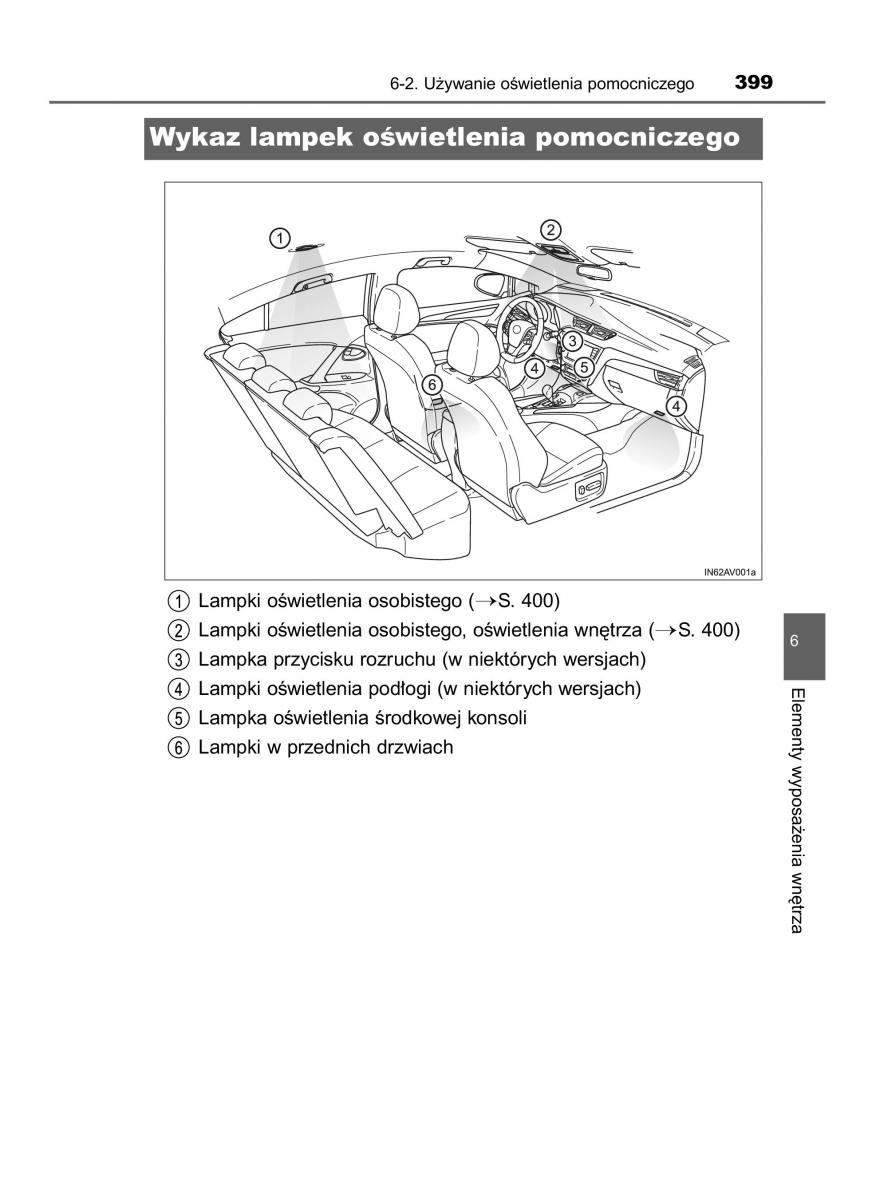 Toyota Avensis IV 4 instrukcja obslugi / page 399