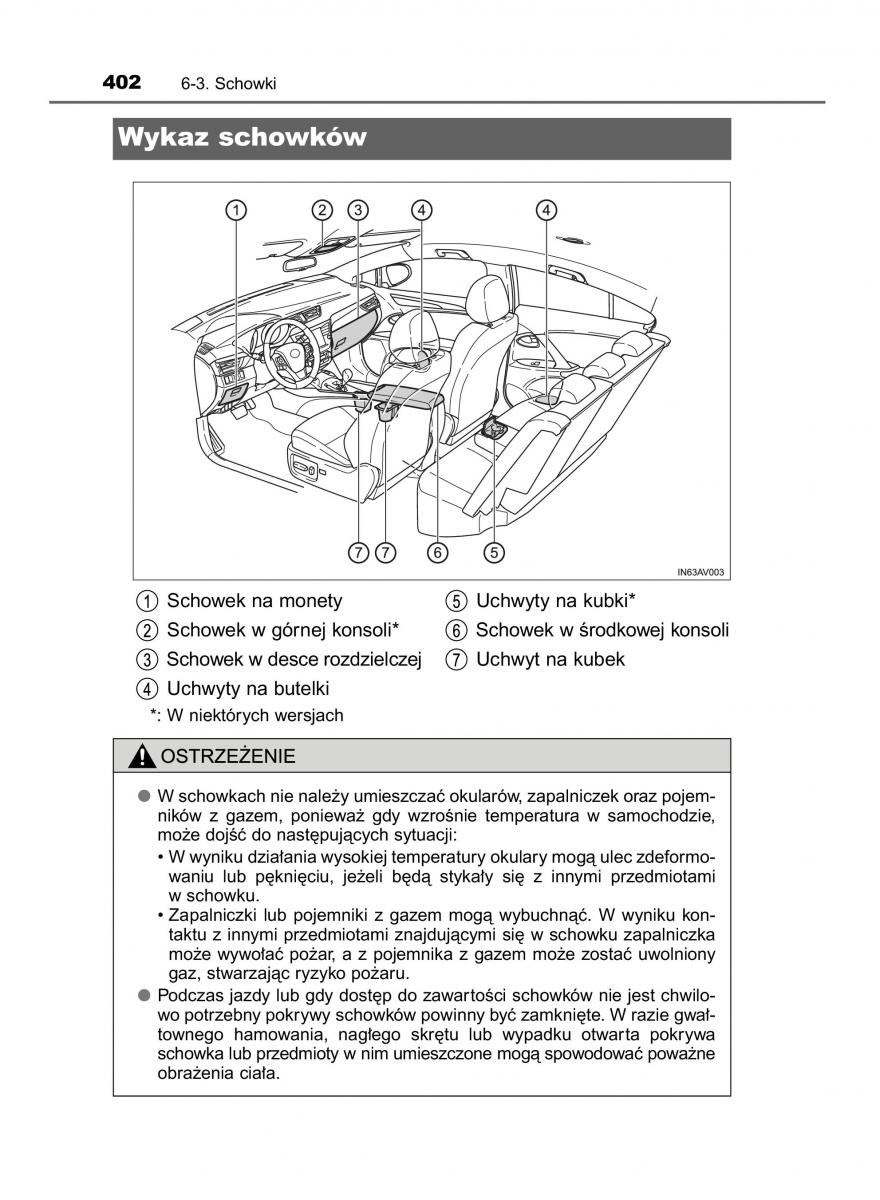 Toyota Avensis IV 4 instrukcja obslugi / page 402