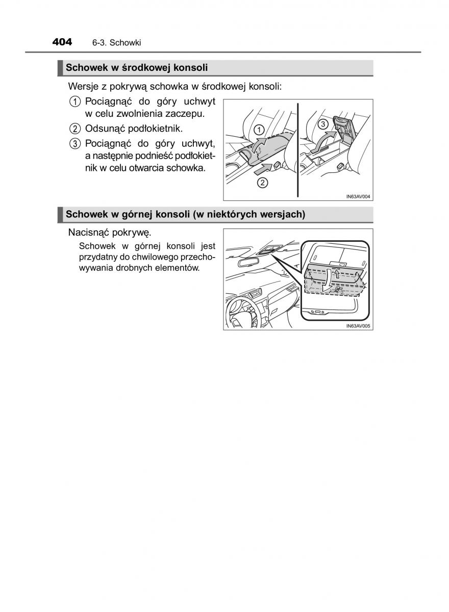 Toyota Avensis IV 4 instrukcja obslugi / page 404