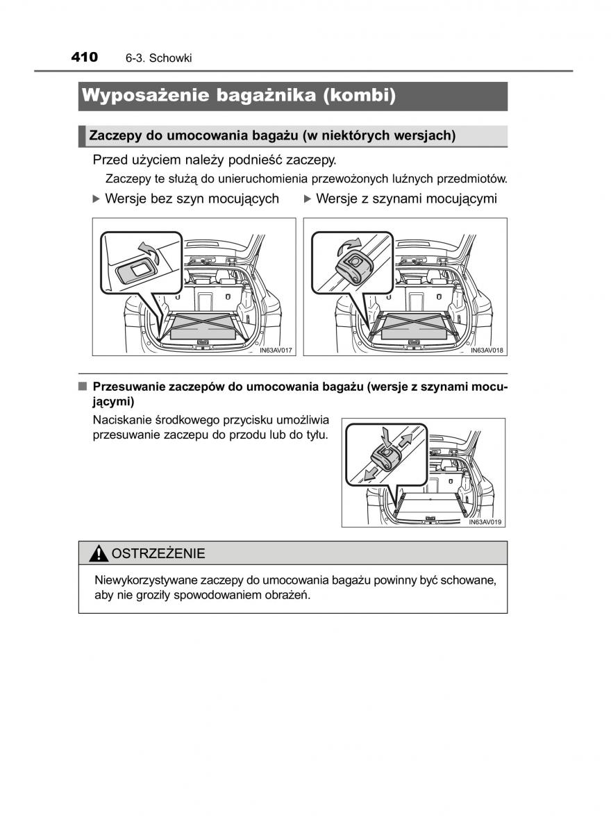 Toyota Avensis IV 4 instrukcja obslugi / page 410