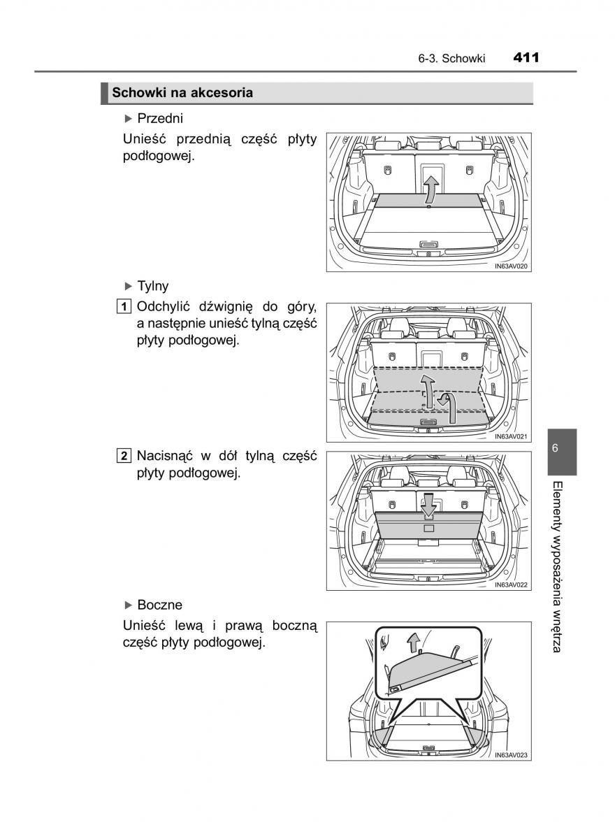 Toyota Avensis IV 4 instrukcja obslugi / page 411