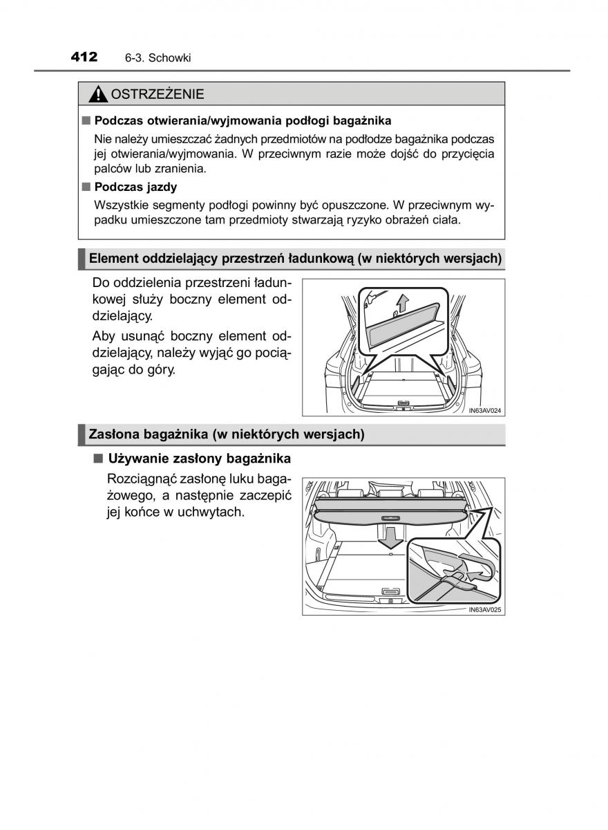 Toyota Avensis IV 4 instrukcja obslugi / page 412