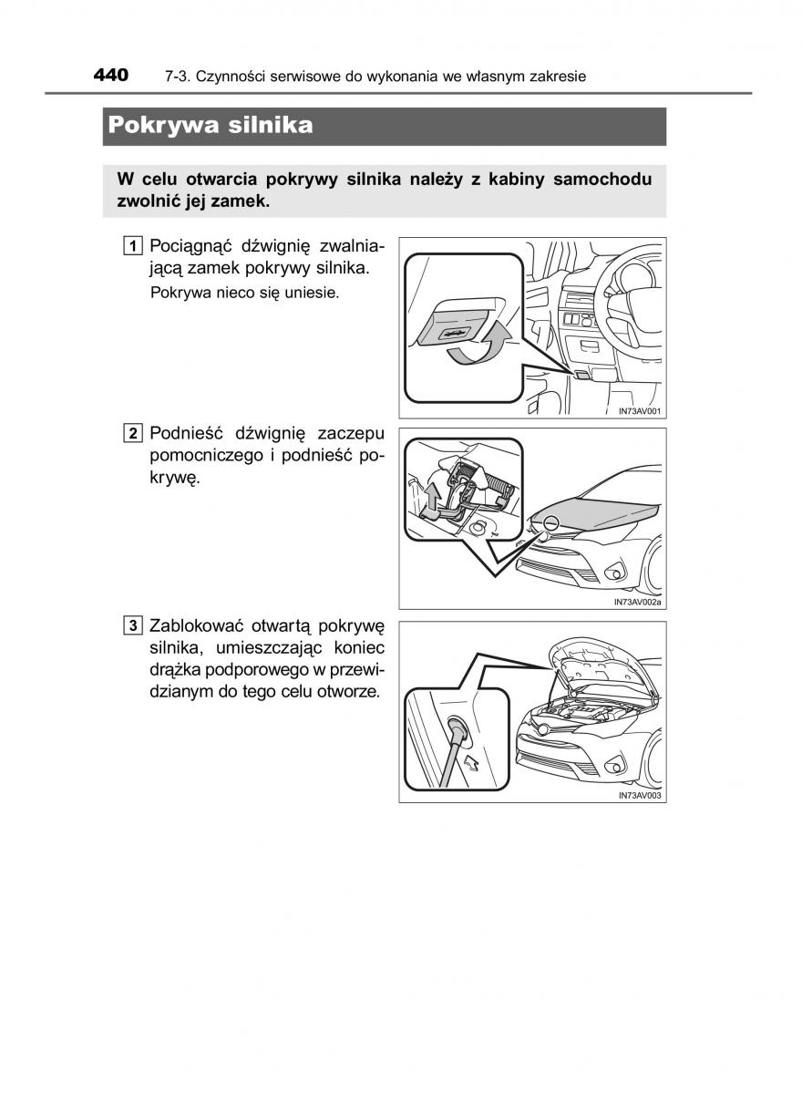 Toyota Avensis IV 4 instrukcja obslugi / page 440