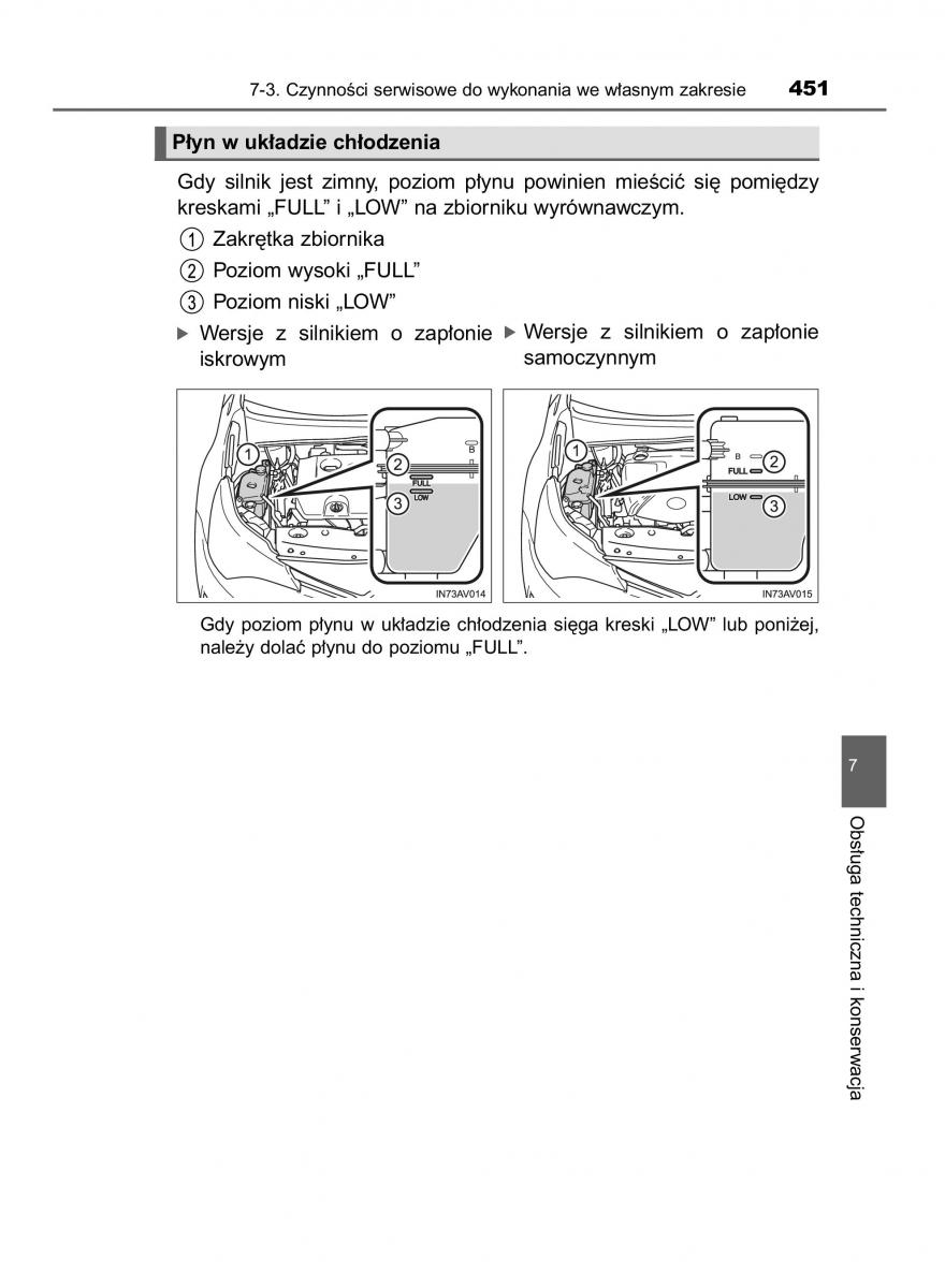 Toyota Avensis IV 4 instrukcja obslugi / page 451