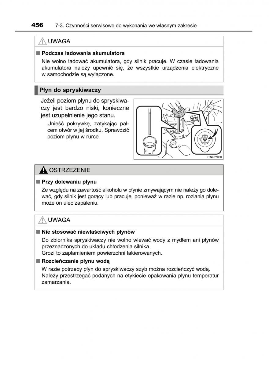 Toyota Avensis IV 4 instrukcja obslugi / page 456