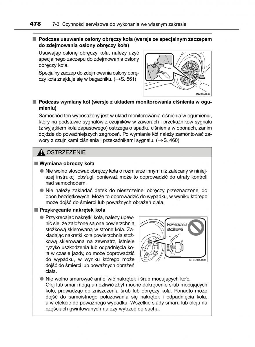 Toyota Avensis IV 4 instrukcja obslugi / page 478