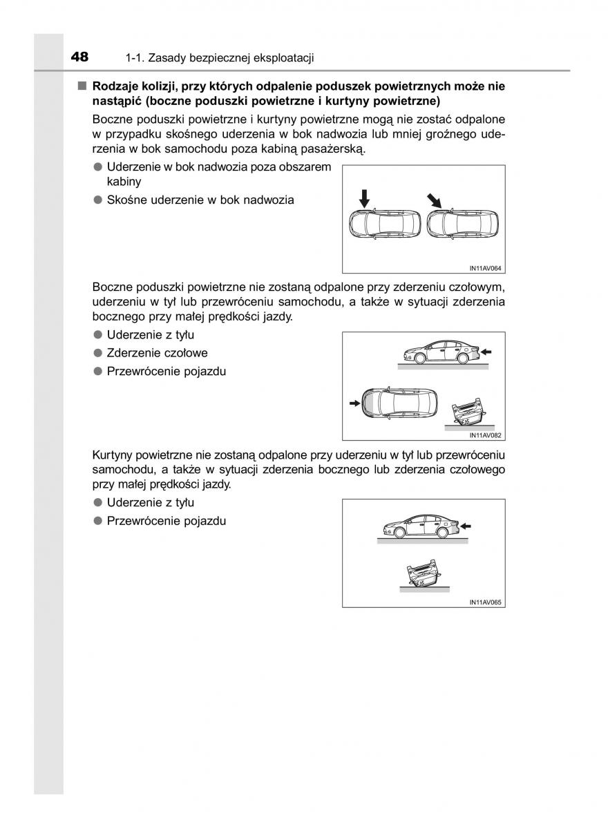 Toyota Avensis IV 4 instrukcja obslugi / page 48