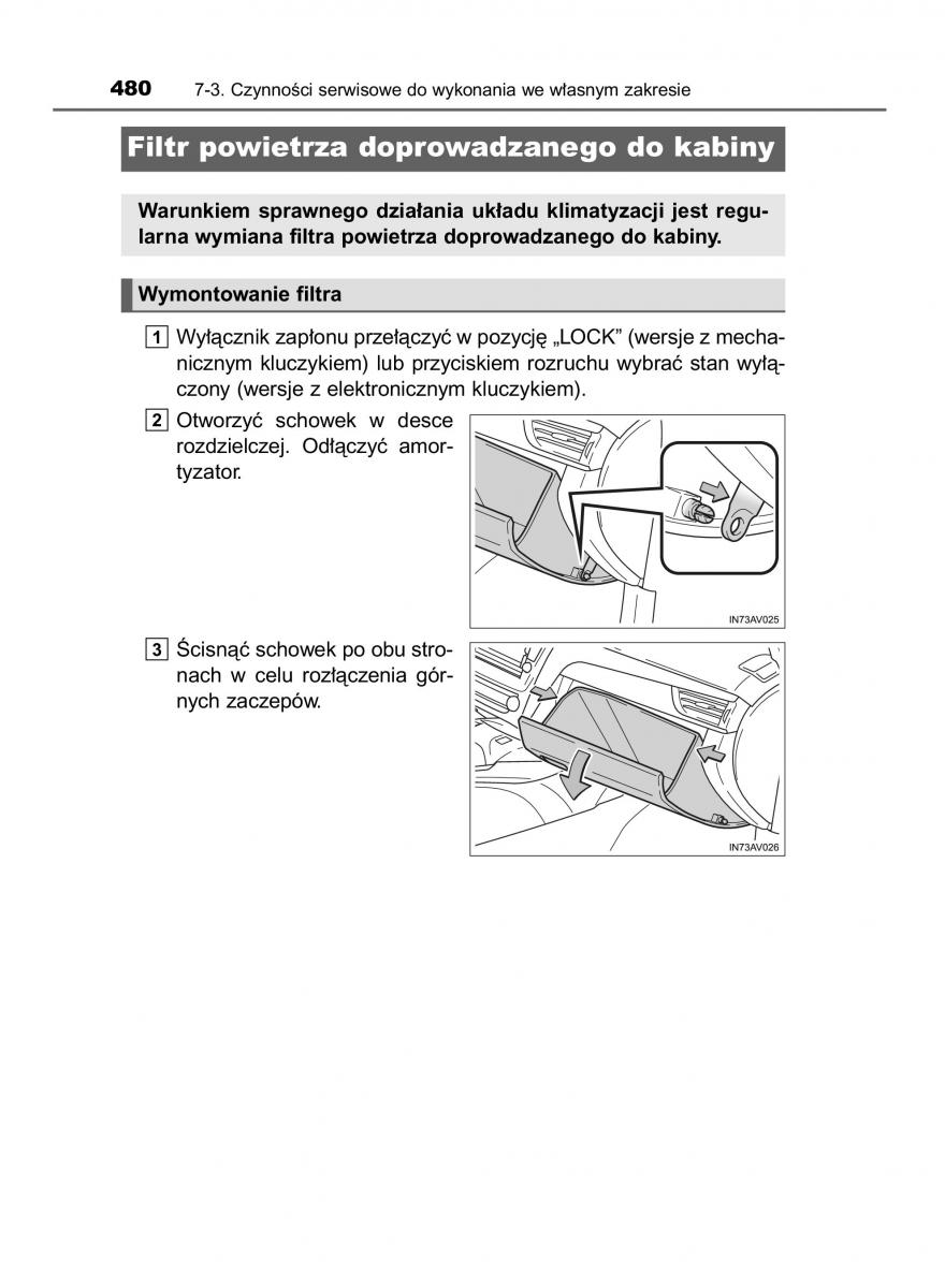 Toyota Avensis IV 4 instrukcja obslugi / page 480