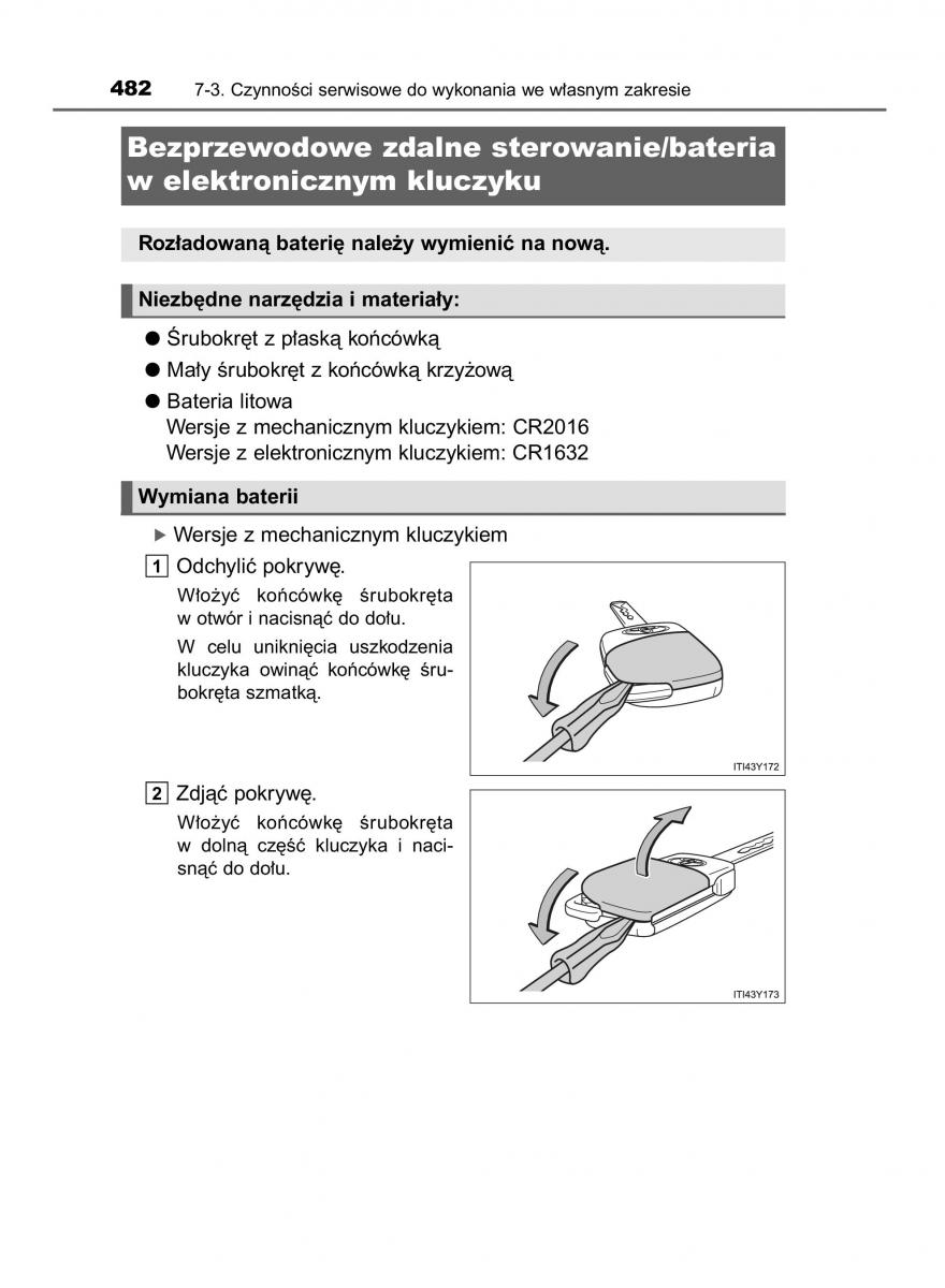 Toyota Avensis IV 4 instrukcja obslugi / page 482