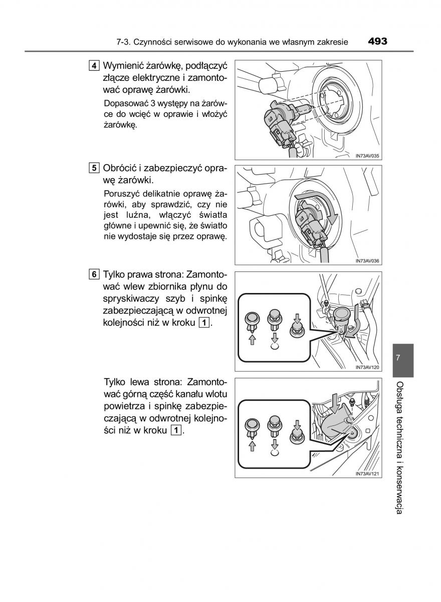 Toyota Avensis IV 4 instrukcja obslugi / page 493