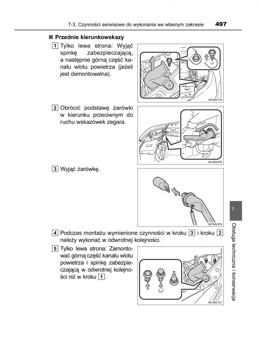 Toyota Avensis IV 4 instrukcja obslugi / page 497