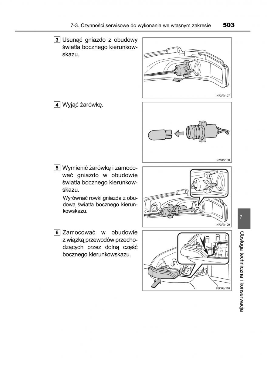 Toyota Avensis IV 4 instrukcja obslugi / page 503