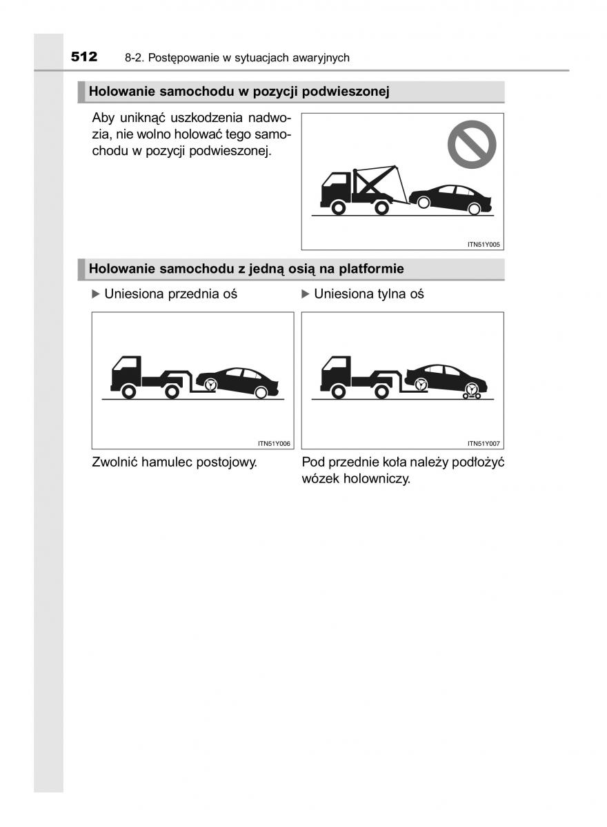 Toyota Avensis IV 4 instrukcja obslugi / page 512