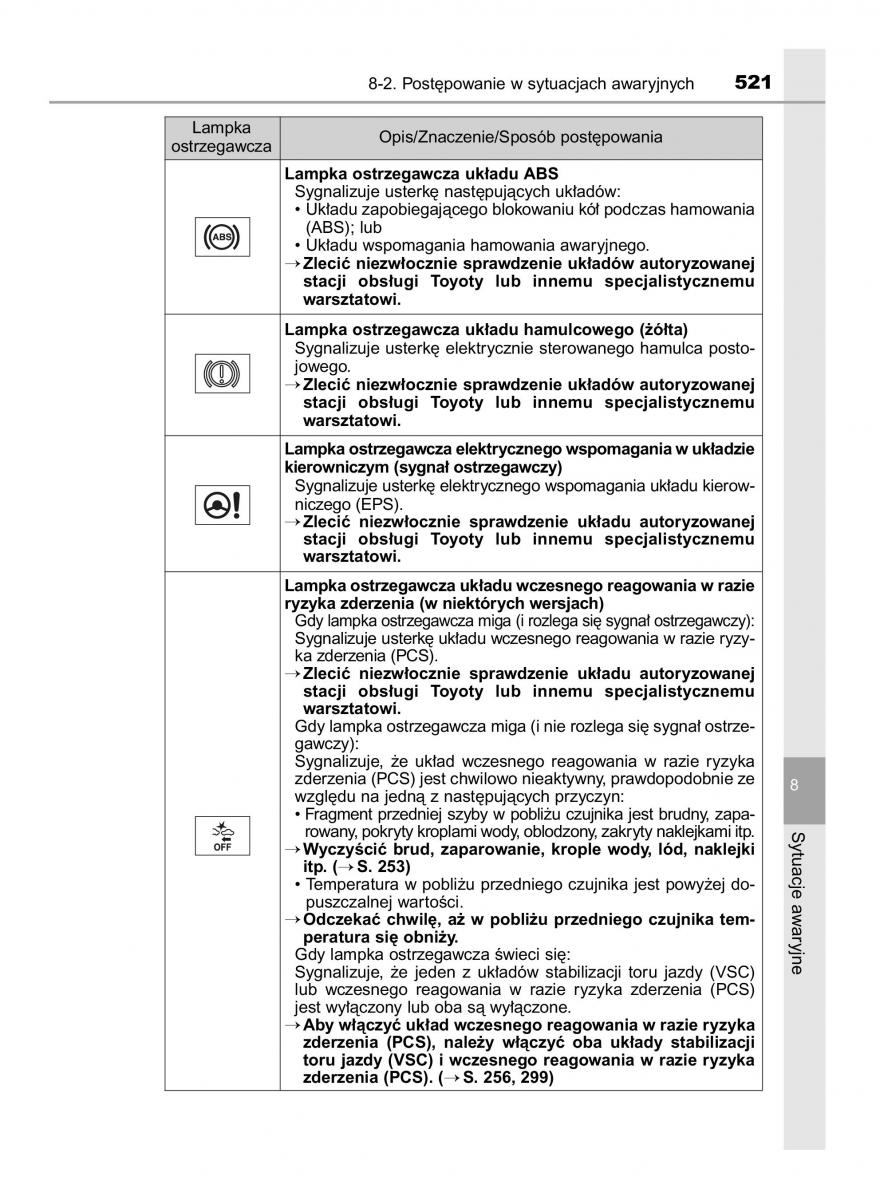 Toyota Avensis IV 4 instrukcja obslugi / page 521