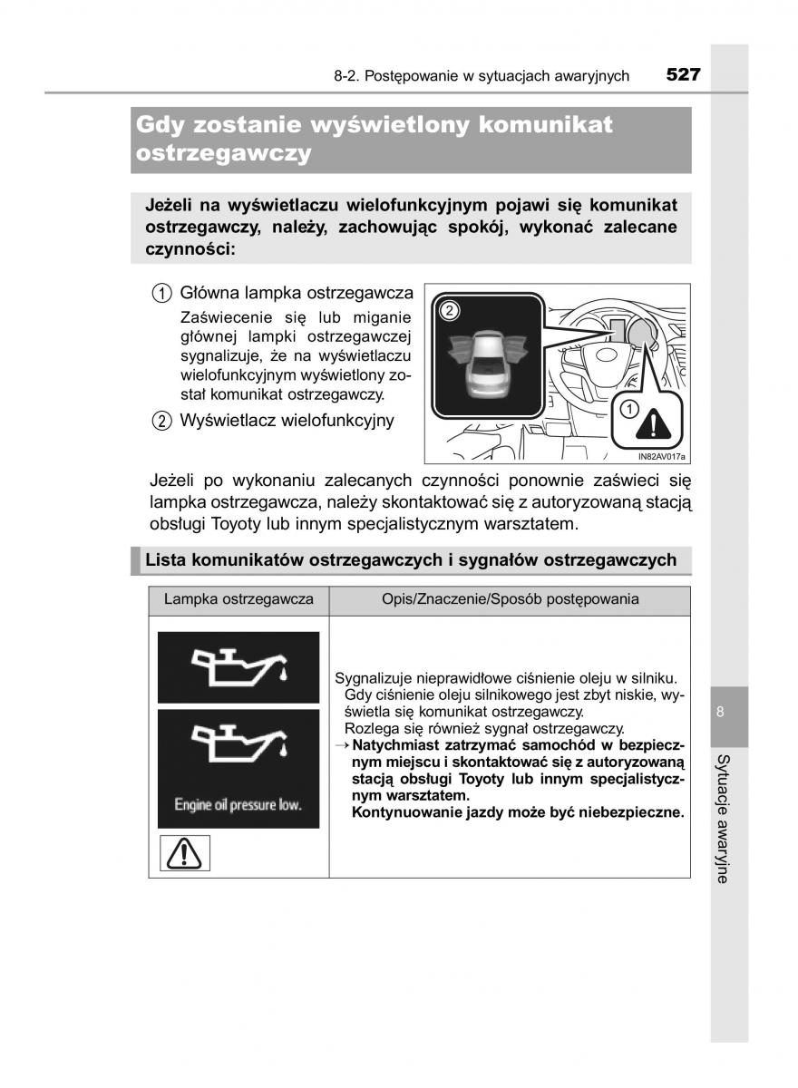 Toyota Avensis IV 4 instrukcja obslugi / page 527