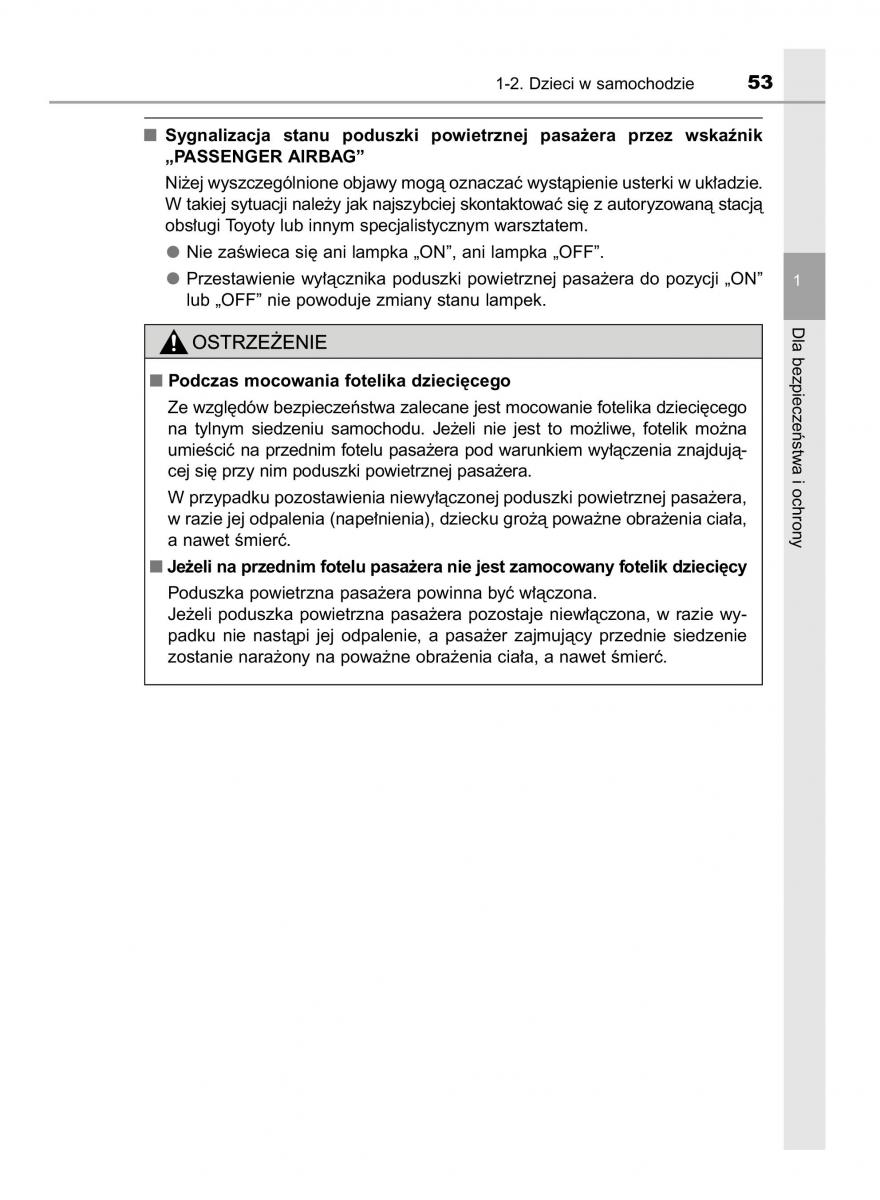 Toyota Avensis IV 4 instrukcja obslugi / page 53