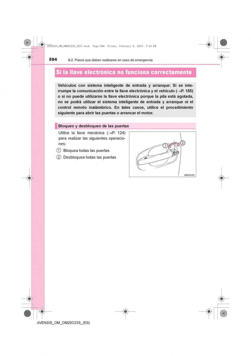 Toyota Avensis IV 4 manual del propietario / page 594