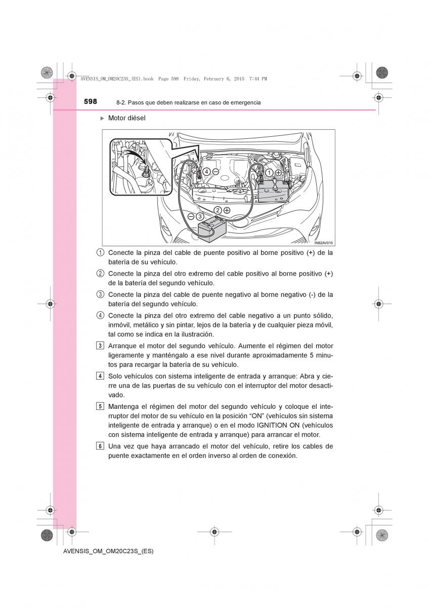 Toyota Avensis IV 4 manual del propietario / page 598