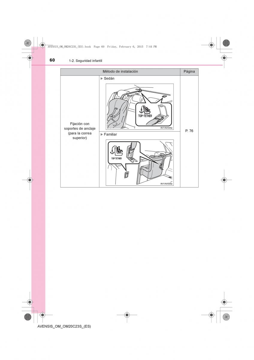 Toyota Avensis IV 4 manual del propietario / page 60